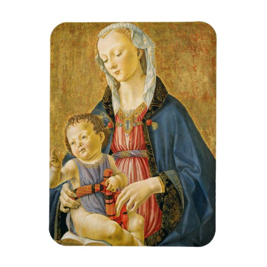 Madonna en kind met twee donoren, 1525-1530 magneet (Verticaal)