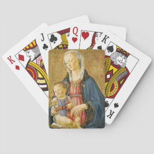Madonna en kind met twee donoren, 1525-1530 speelkaarten