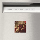 Madonna en kind met vier staatsmannen magneet (Insitu (Vaatwasser))