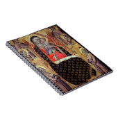 Madonna en kind met zes engelen (panel) notitieboek (Rechterzijde)