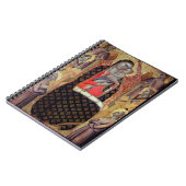 Madonna en kind met zes engelen (panel) notitieboek (Linkerzijde)