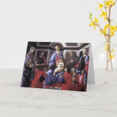Madonna en kind met zes heiligen - Botticelli Kaart (Gele Bloem)