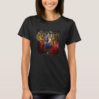 Madonna en kind met zes heiligen Sandro Botticell T-shirt