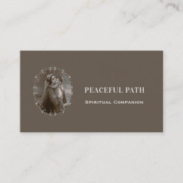  Madonna en kind met zilveren Lijst Afsprakenkaartje