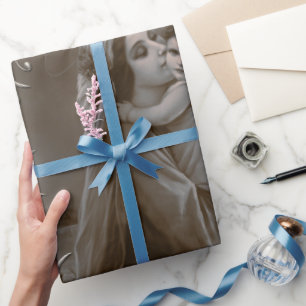 Madonna en kind met zilveren Lijst Cadeaupapier