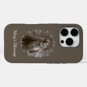 Madonna en kind met zilveren Lijst Case-Mate iPhone Case (Achterkant (horizontaal))