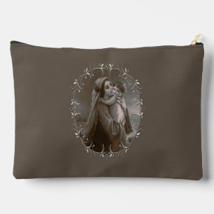  Madonna en kind met zilveren Lijst Etui