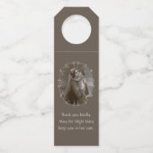 Madonna en kind met zilveren Lijst Flessenhanger (Voorkant)