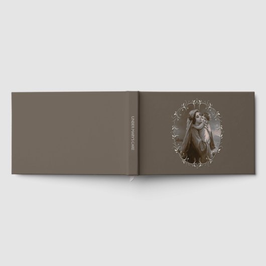  Madonna en kind met zilveren Lijst Gastenboek (Volledig)