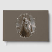  Madonna en kind met zilveren Lijst Gastenboek (Voorkant)