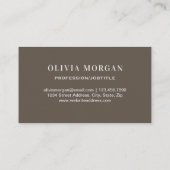 Madonna en kind met zilveren Lijst Klantenkaartje (Achterkant)