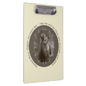  Madonna en kind met zilveren Lijst Klembord (Rechts)