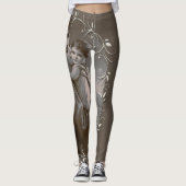  Madonna en kind met zilveren Lijst Leggings (Voorkant)