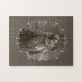 Madonna en kind met zilveren Lijst Legpuzzel (Horizontaal)