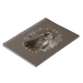 Madonna en kind met zilveren Lijst Notitieboek (Linkerzijde)