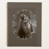 Madonna en kind met zilveren Lijst Planner (Voorkant)
