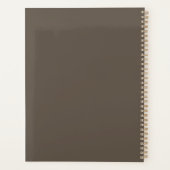 Madonna en kind met zilveren Lijst Planner (Achterkant)