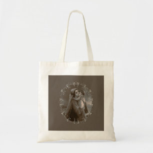  Madonna en kind met zilveren Lijst Tote Bag
