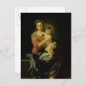 Madonna en kind na 1638 briefkaart (Voorkant / Achterkant)