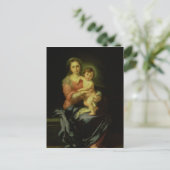Madonna en kind na 1638 briefkaart (Staand voorkant)
