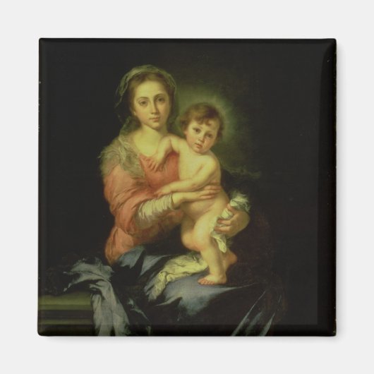 Madonna en kind na 1638 magneet (Voorkant)