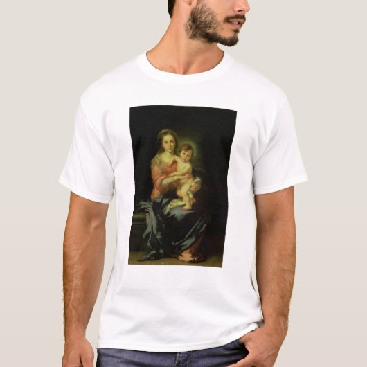 Madonna en kind na 1638 t-shirt (Voorkant)