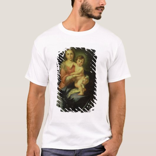 Madonna en kind na 1638 t-shirt (Voorkant)