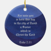 Madonna en kind olieverfschilderij Kerstversiering Keramisch Ornament (Achterkant)