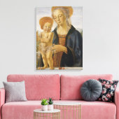 Madonna en kind, ongeveer 1470 canvas afdruk (Insitu (Woonkamer))