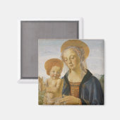 Madonna en kind, ongeveer 1470 magneet (Voorkant / Achterkant)