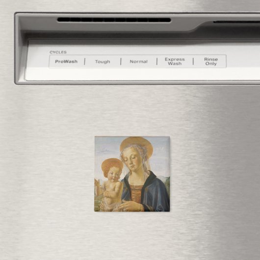 Madonna en kind, ongeveer 1470 magneet (Insitu (Vaatwasser))