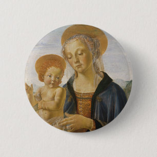 Madonna en kind, ongeveer 1470 ronde button 5,7 cm