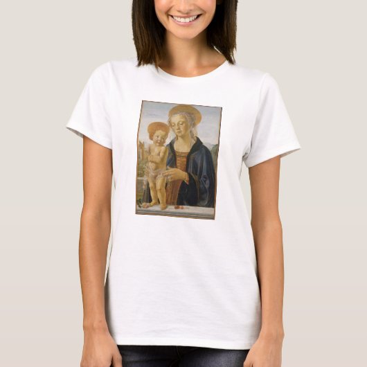 Madonna en kind, ongeveer 1470 t-shirt (Voorkant)