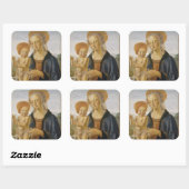 Madonna en kind, ongeveer 1470 vierkante sticker (Vel)