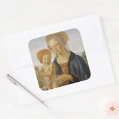 Madonna en kind, ongeveer 1470 vierkante sticker (Envelop)