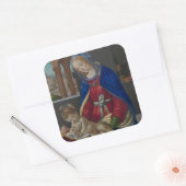 Madonna en kind, ongeveer 1483-4 vierkante sticker (Envelop)
