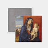 Madonna en Kind, ongeveer 1485 Magneet (Voorkant / Achterkant)
