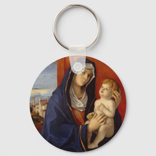 Madonna en Kind, ongeveer 1485 Sleutelhanger (Voorkant)