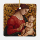 Madonna en Kind, ongeveer 1505-07 Keramisch Ornament (Achterkant)