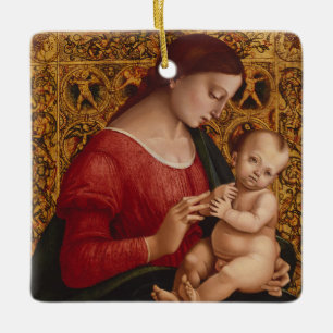 Madonna en Kind, ongeveer 1505-07 Keramisch Ornament