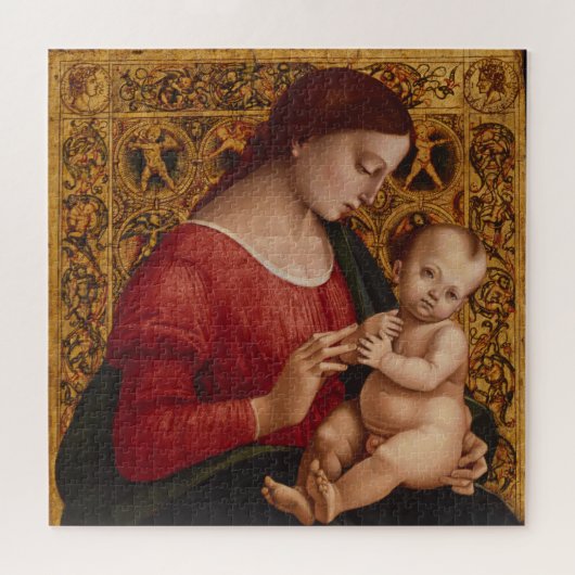 Madonna en Kind, ongeveer 1505-07 Legpuzzel (Horizontaal)