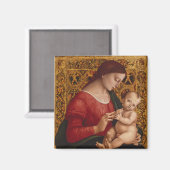 Madonna en Kind, ongeveer 1505-07 Magneet (Voorkant / Achterkant)