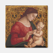Madonna en Kind, ongeveer 1505-07 Magneet (Voorkant)
