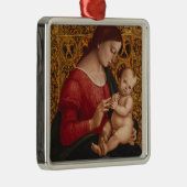 Madonna en Kind, ongeveer 1505-07 Metalen Ornament (Rechts)