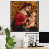 Madonna en Kind, ongeveer 1505-07 Poster (Thuiskantoor)