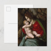 Madonna en kind, ongeveer 1520 briefkaart (Voorkant / Achterkant)