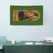 Madonna en kind op de troon Banner (Beurs)