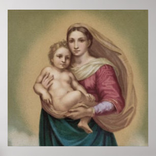  Madonna en kind Poster