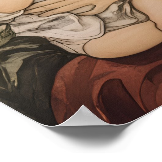 Madonna en kind  poster (Hoek)