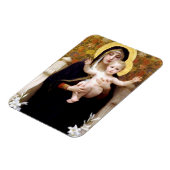 Madonna en kind - Religieus Magneet (Linkerzijde)